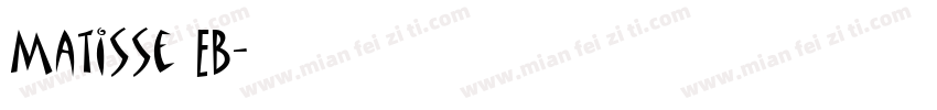 Matisse EB字体转换